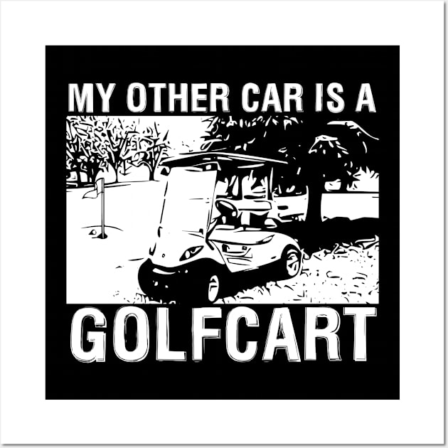 Golfcart Wall Art by golf365